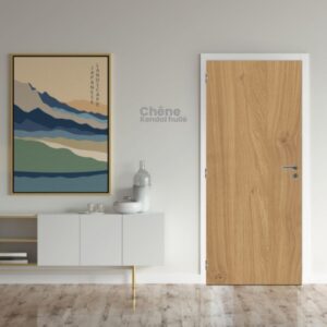 Bloc porte bois 1 vantail habitat