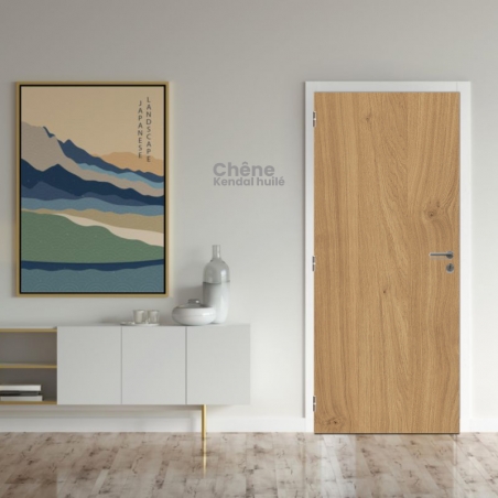 Bloc porte bois 1 vantail habitat