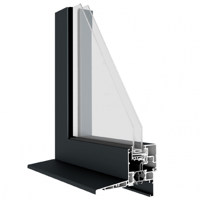 Fenêtre Aluminium - 1 vantail OB