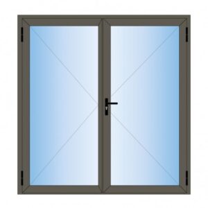 Porte fenêtre aluminium 2 vantaux